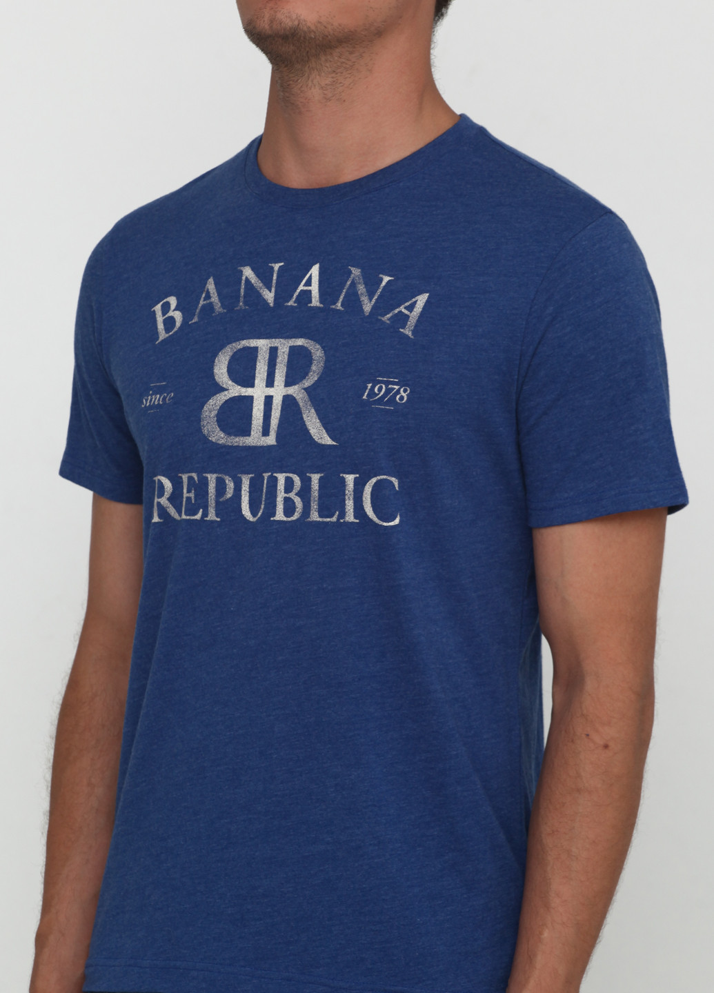 Темно-синяя футболка Banana Republic
