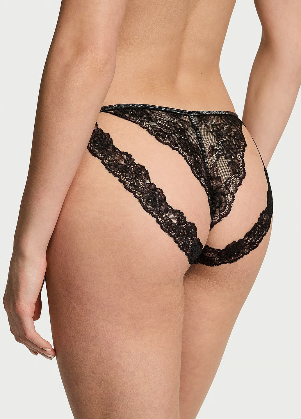 Чорний демісезонний комплект (бюстгальтер, трусики) Victoria's Secret