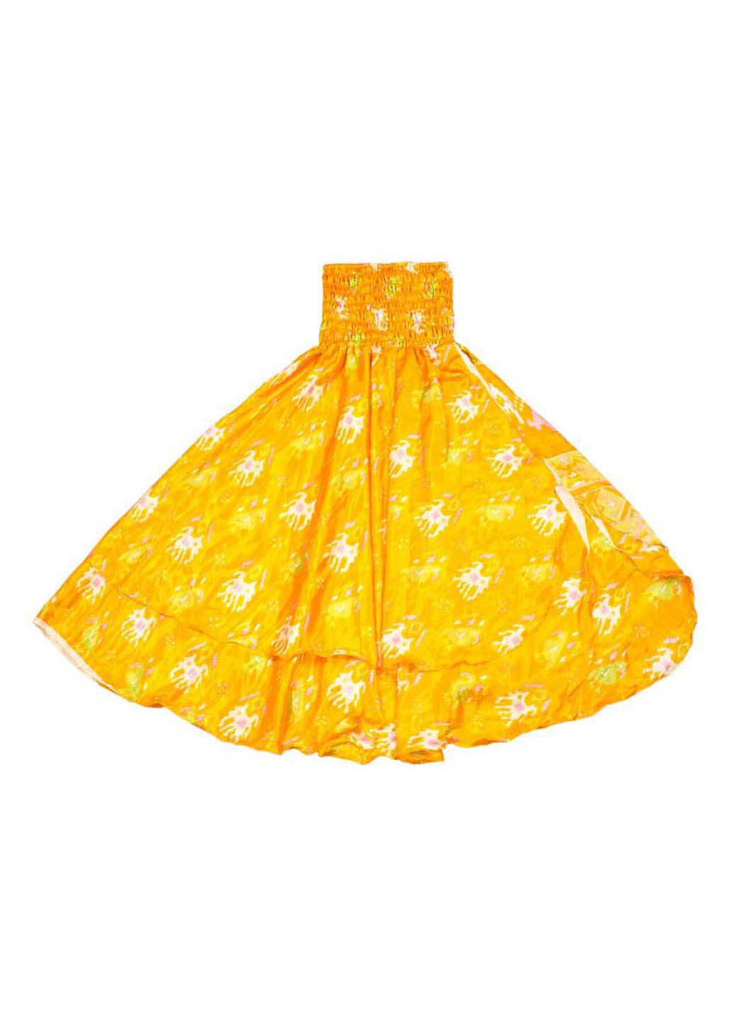 Желтая кэжуал юбка KARMA
