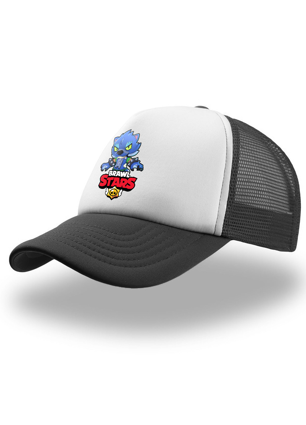 Кепка Тракер дитяча Леон Вовк Бравл Старс (Leon Wolf Werewolf Brawl Stars) (33404-1014) MobiPrint (220769839)