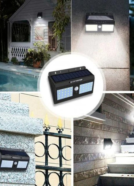 Комплект ліхтар навісний 4 шт BL1626A 40 Led з датчиком руху Solar (236127153)