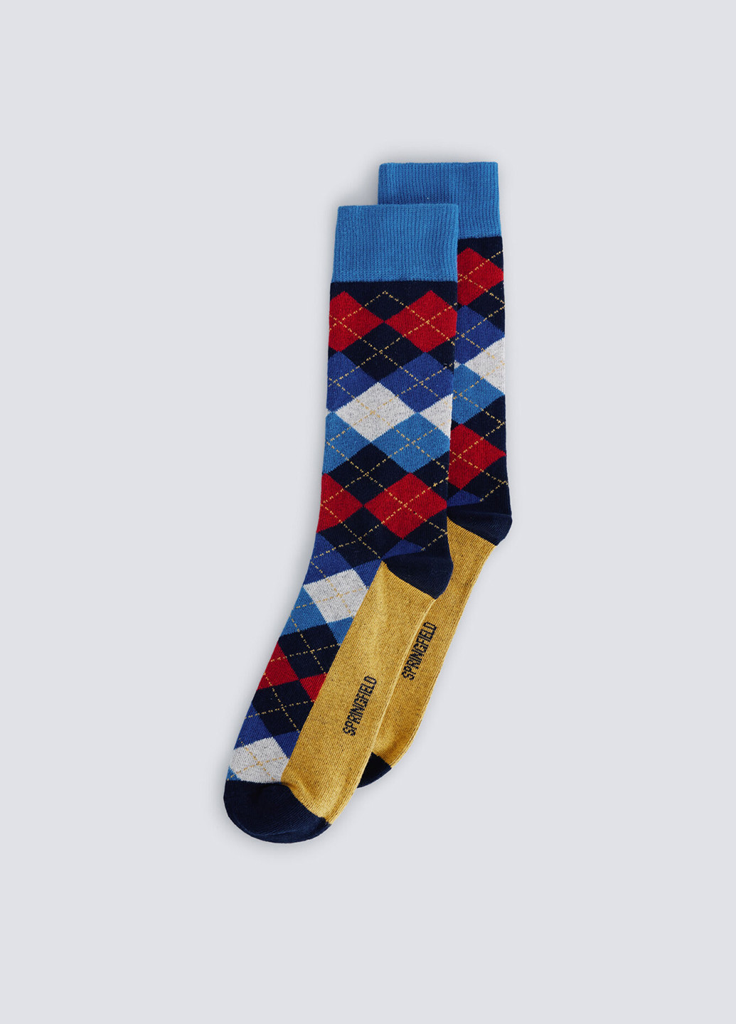 Синие носки Springfield геометрические (367104013)