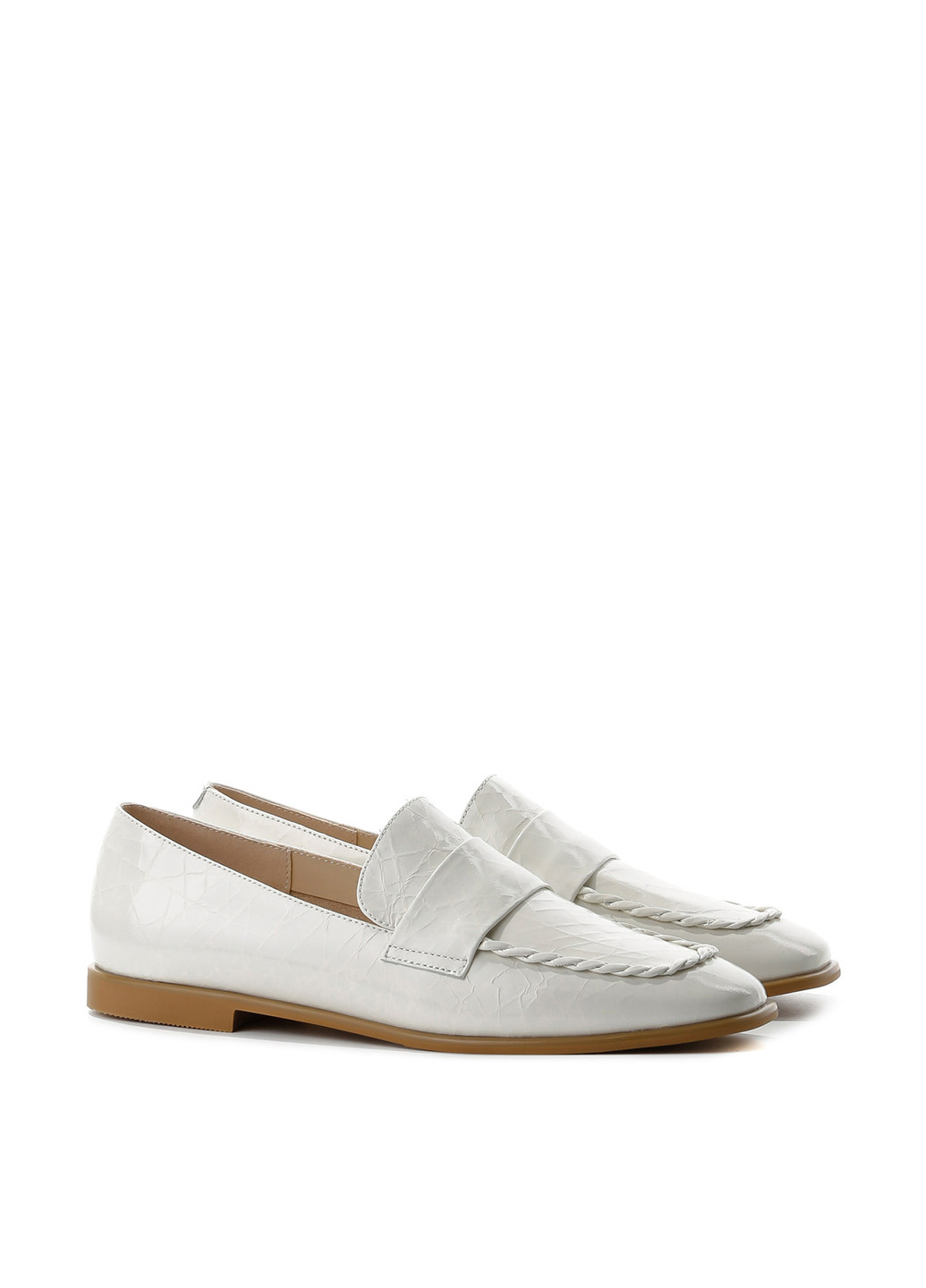 Le'BERDES Туфлі лофери молочний з натуральна шкіра, україна — літо (322088076)