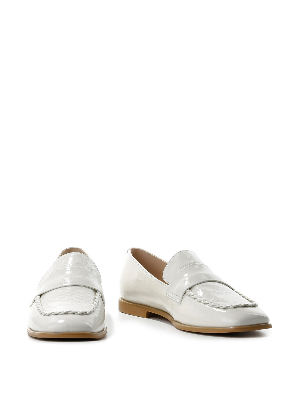 Le'BERDES Туфлі лофери молочний з натуральна шкіра, україна — літо (322088076)