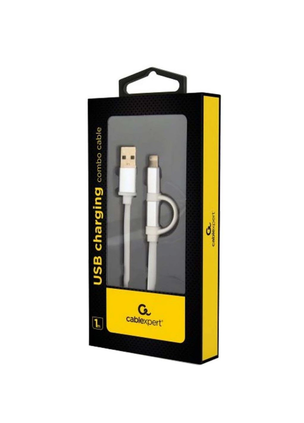 Дата кабель USB 2.0 AM to Lightning / Micro 1.0m (CC-USB2-AM8PmB-1M-SV) Cablexpert USB 2.0 AM to Lightning/Micro 1.0m (239381370)