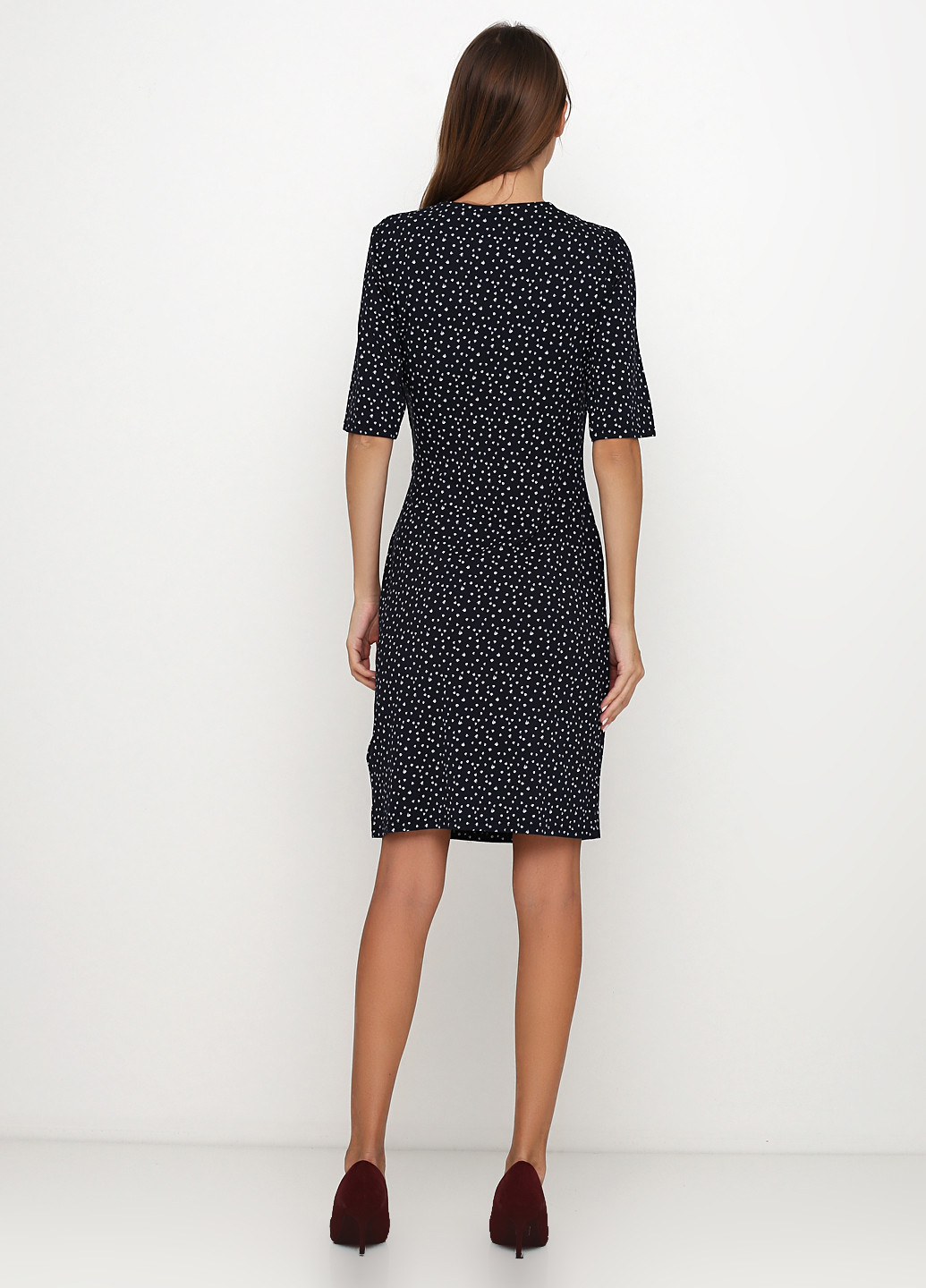 Темно-синее кэжуал платье футляр Whistles с рисунком