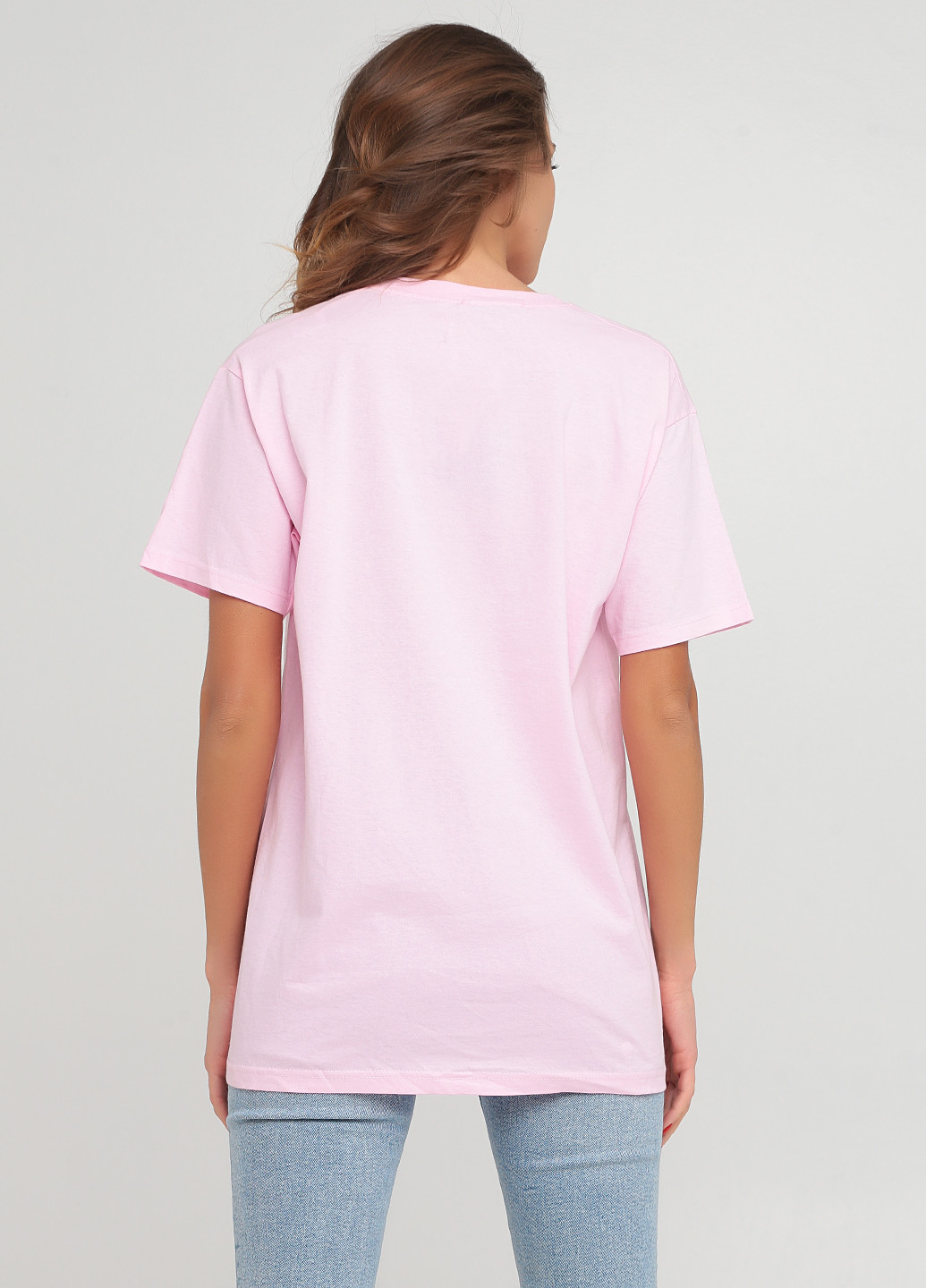Розовая летняя футболка Adolescent