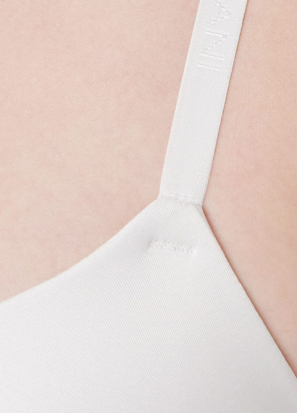 Білий бюстгальтер Emporio Armani з кісточками поліамід