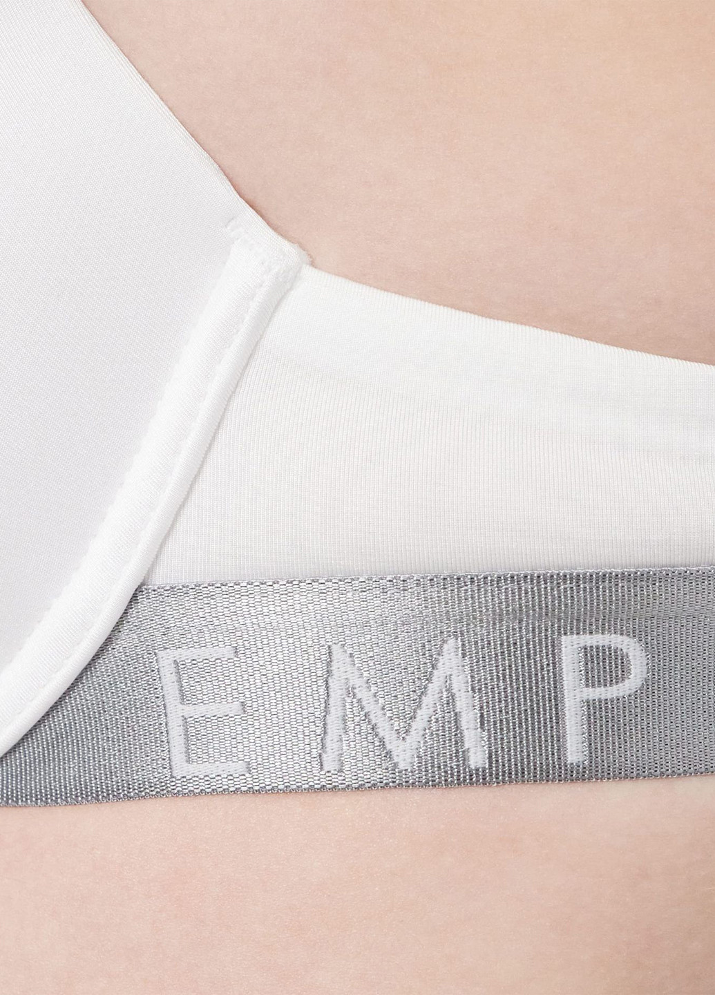 Білий бюстгальтер Emporio Armani з кісточками поліамід