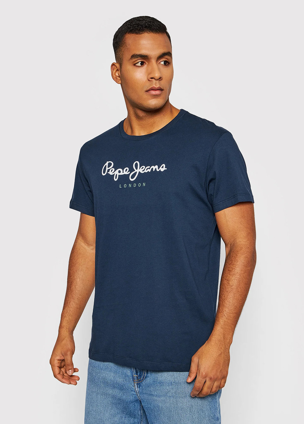 Синяя футболка Pepe Jeans London