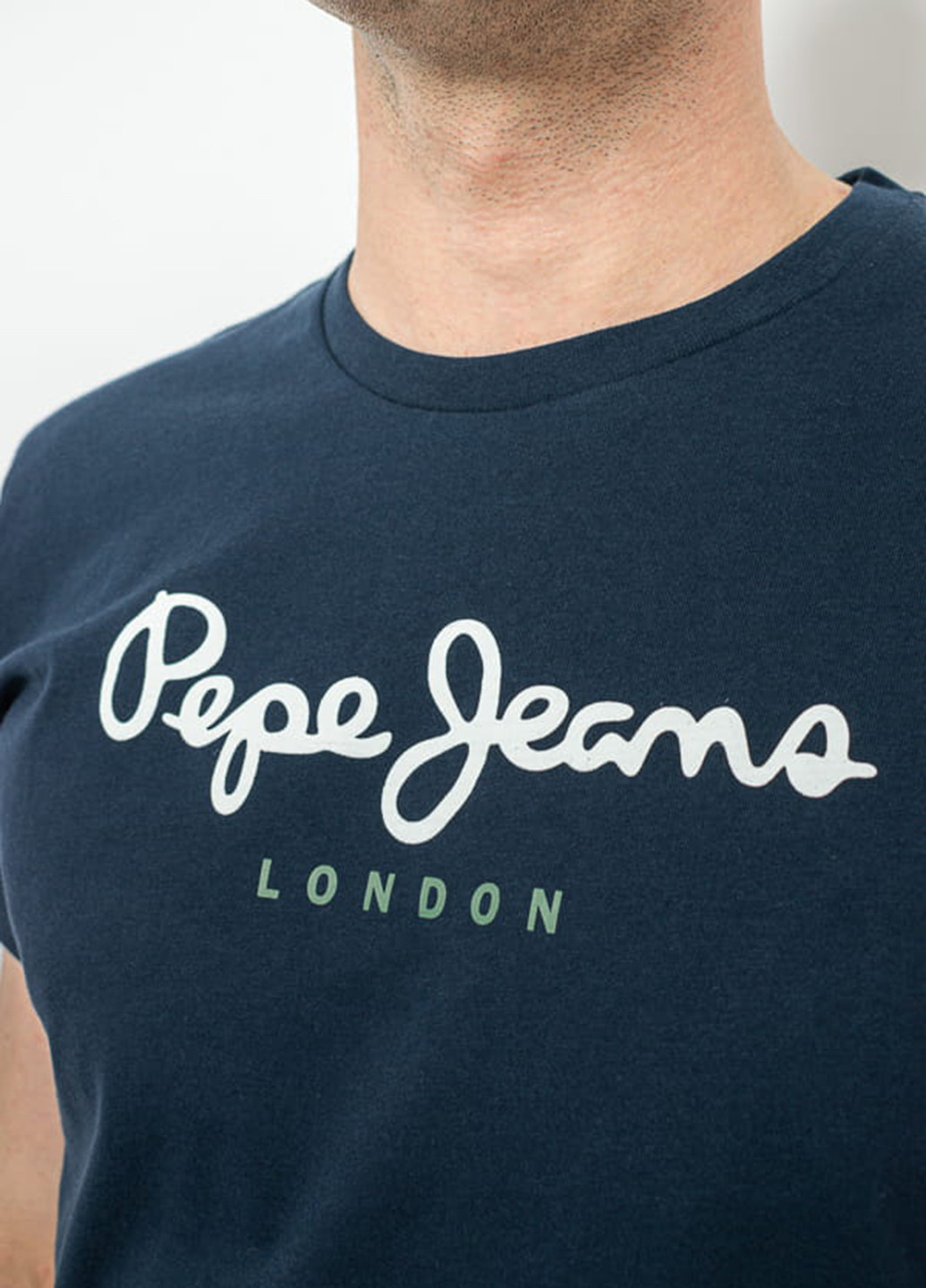 Синяя футболка Pepe Jeans London