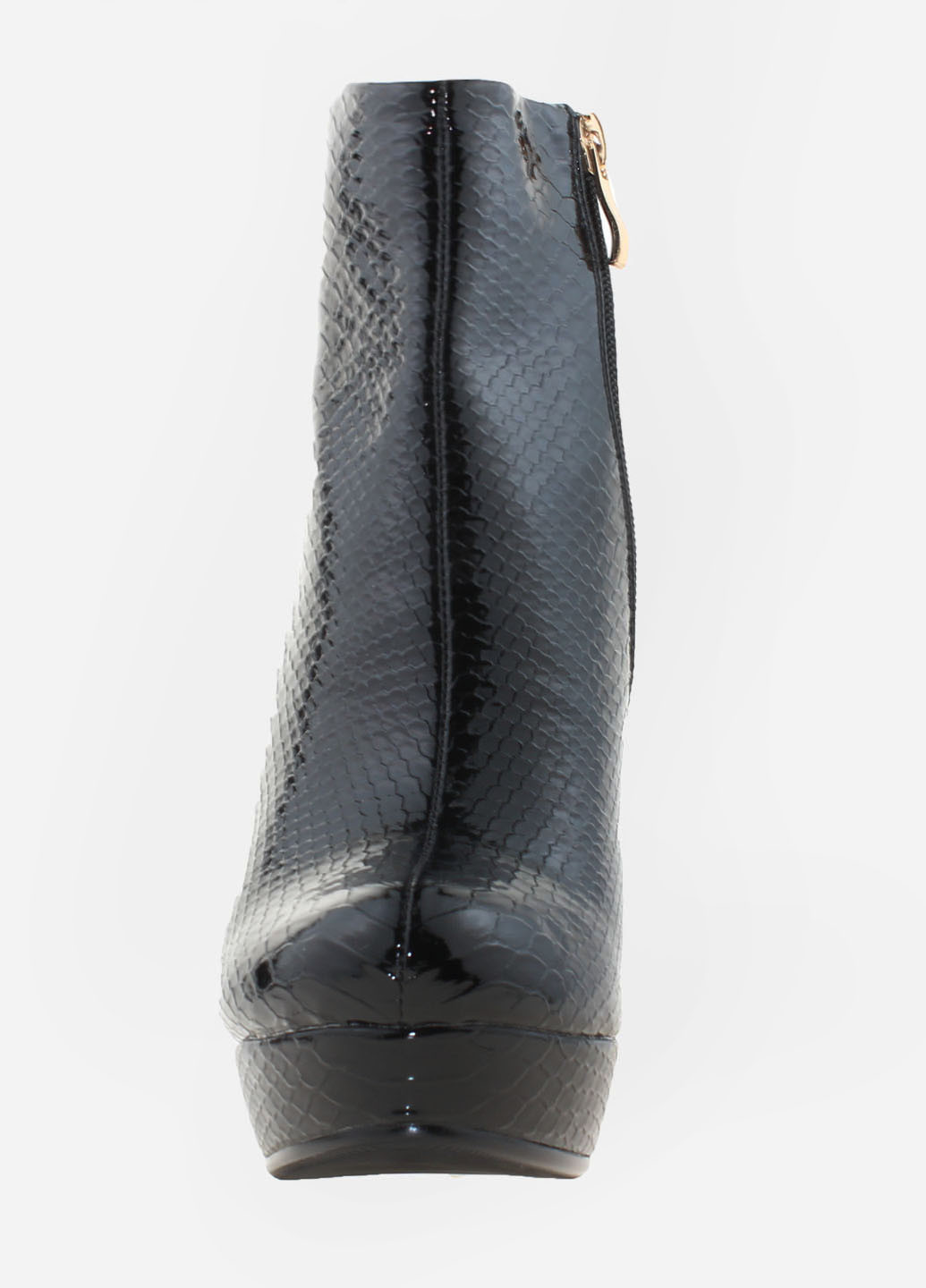 Осенние ботинки rd381-j1698-1 black Rusi Moni из искусственной кожи