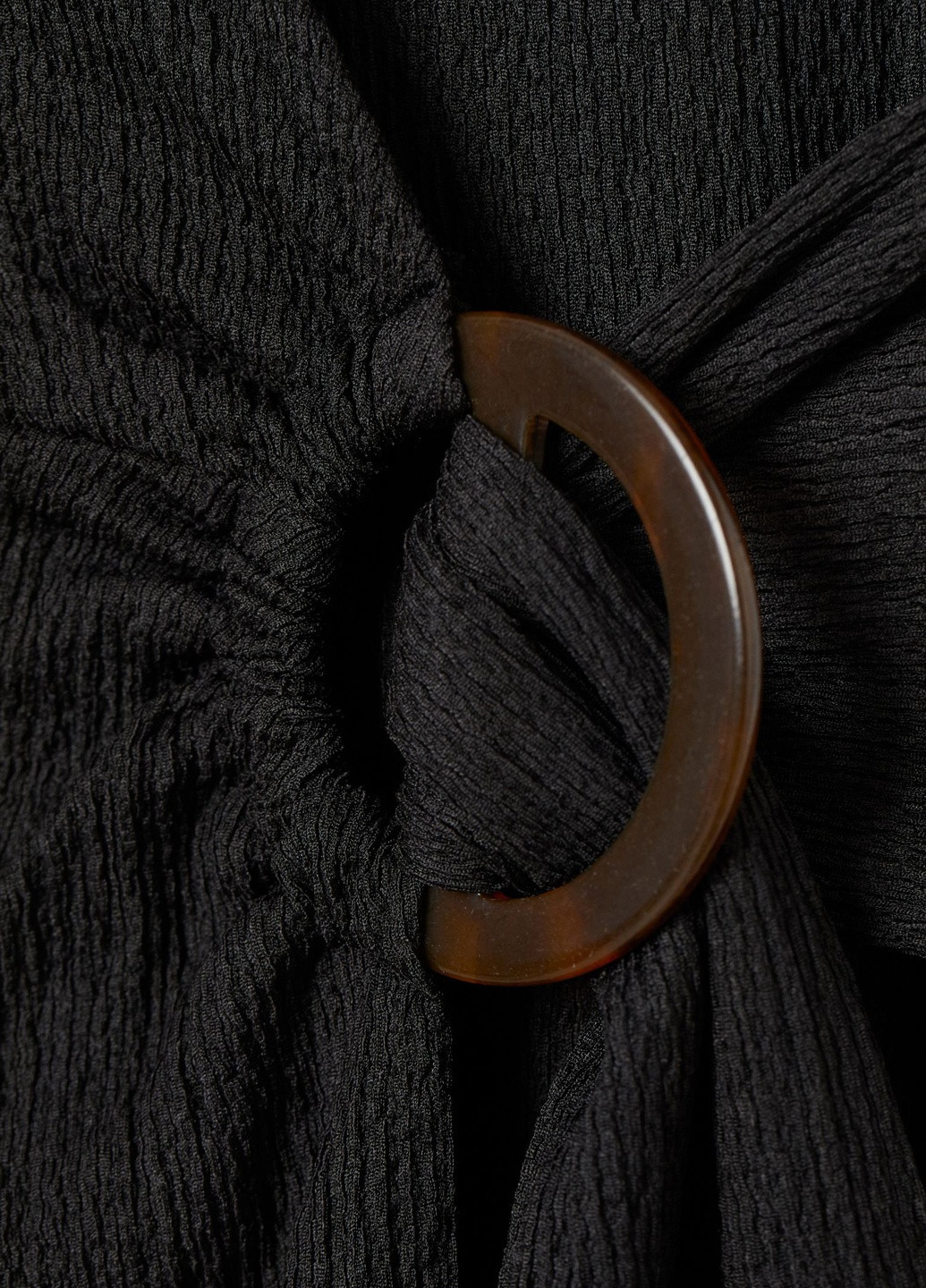 Черное кэжуал платье H&M однотонное