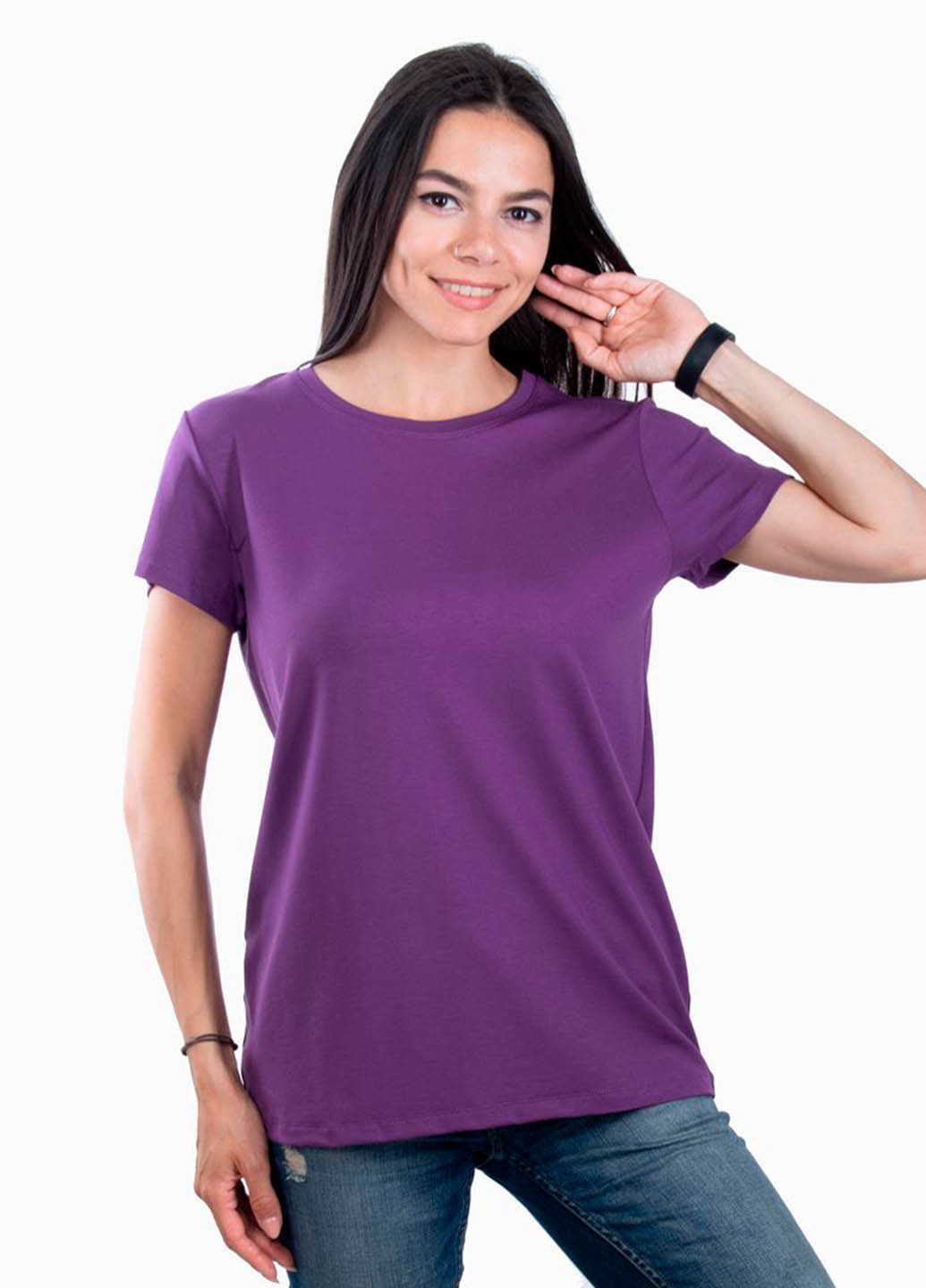 Фіолетова всесезон футболка жіноча jerry фіолетовий Power Футболки