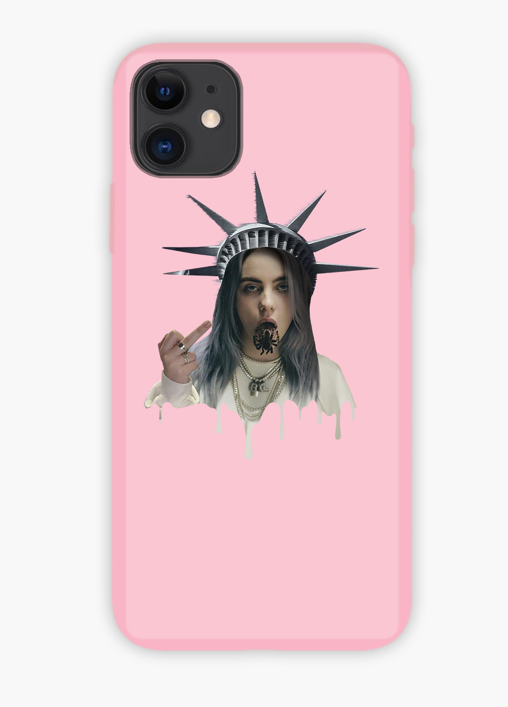 Чехол силиконовый Apple Iphone 11 Pro Max Билли Айлиш Ренессанс (Billie Eilish Renaissance) (9232-1583) MobiPrint (219490622)