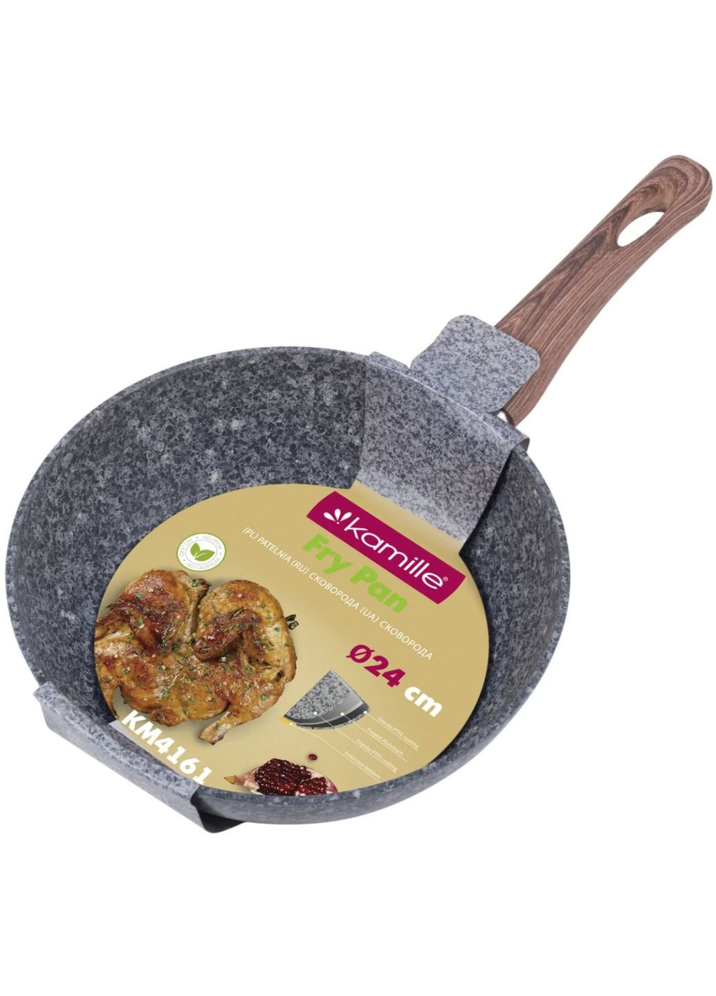 Сковорода универсальная KM-4161 24 см Kamille (253571095)