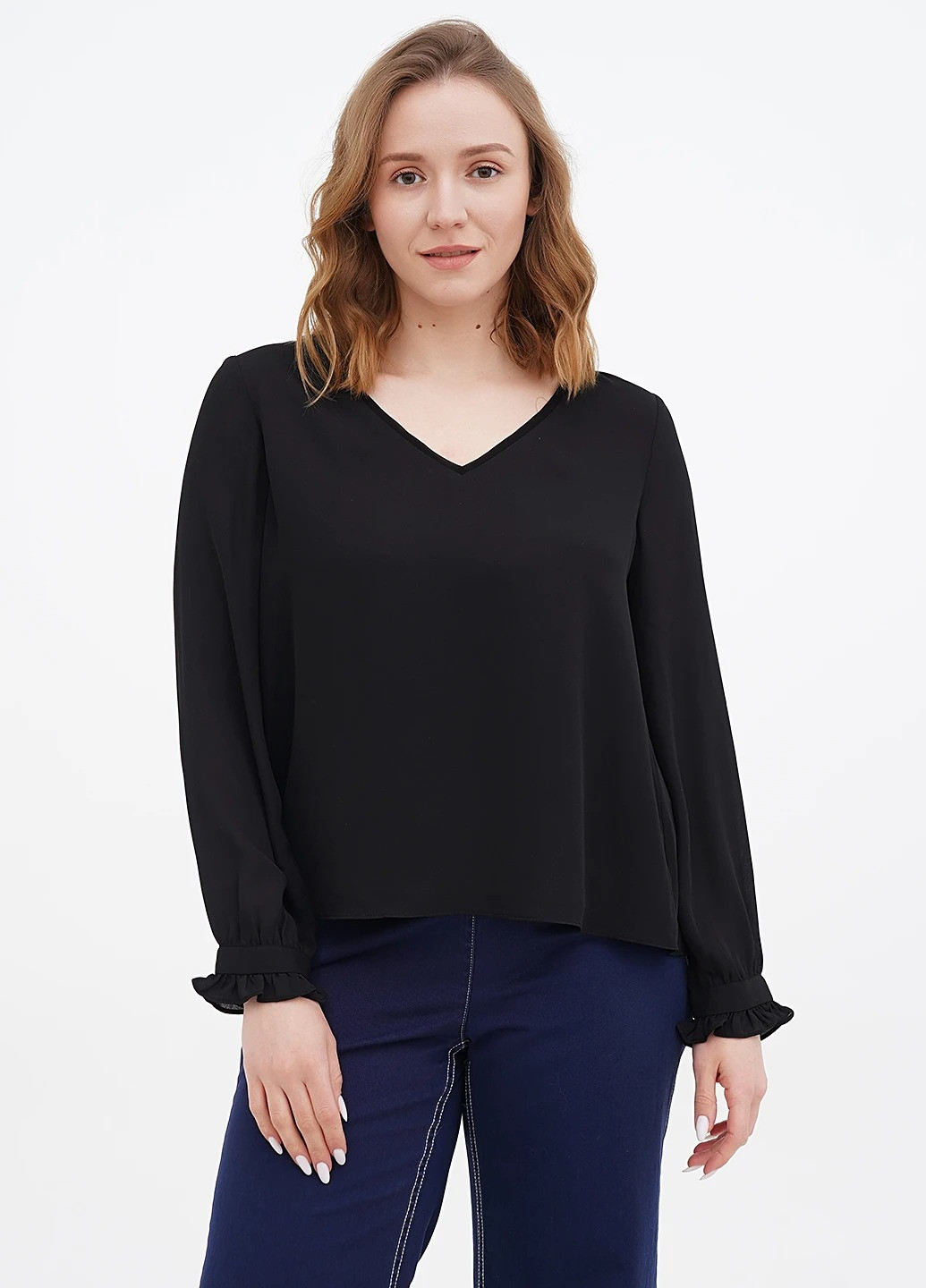 Чорна блуза Oltre