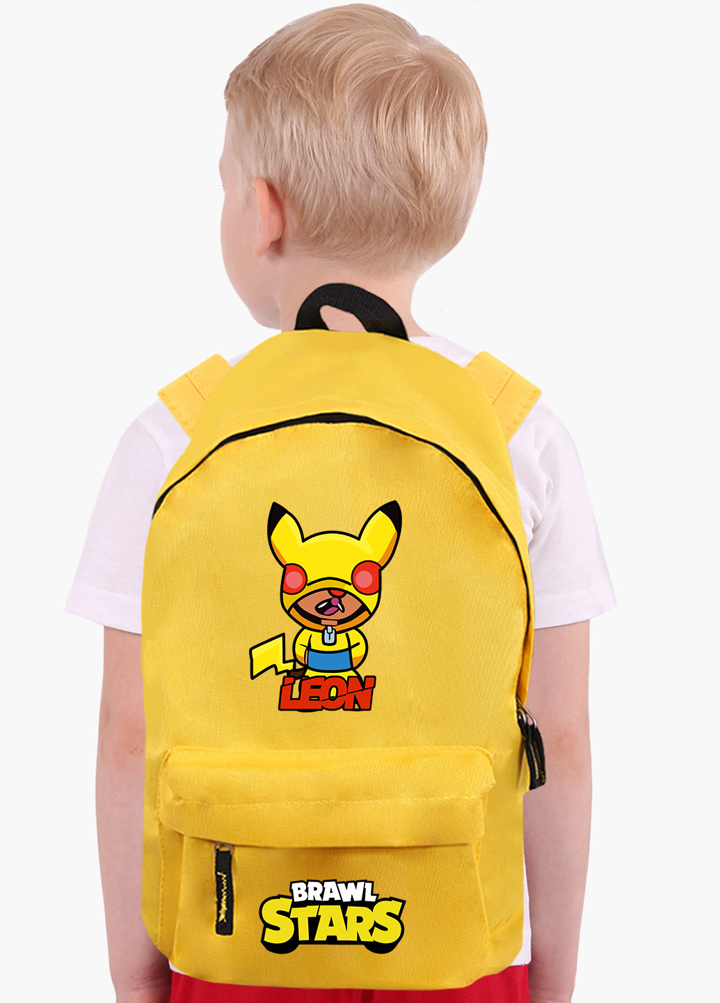 Детский рюкзак Леон Пикачу Бравл Старс (Leon Pikachu Brawl Stars) (9263-2601) MobiPrint (217832350)