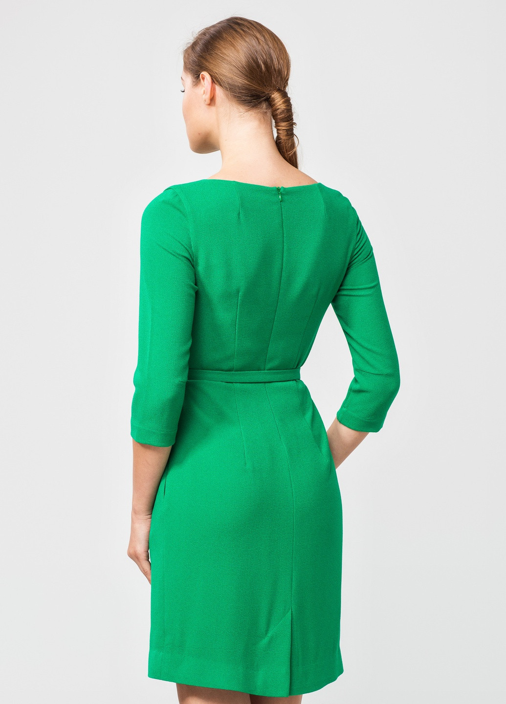 Зелена кежуал яскраво-зелена сукня кежуал а-силует Nai Lu-na by Anastasiia Ivanova однотонна