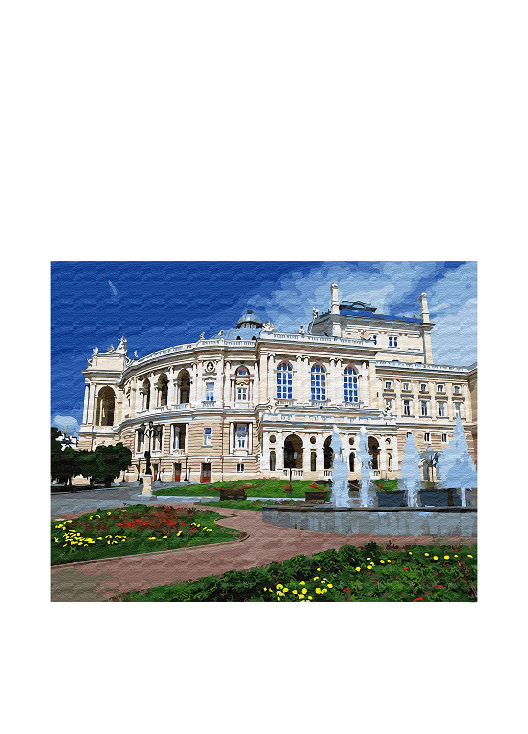 Картина по номерам Одесский оперный театр, 40х50 см Brushme (150530074)