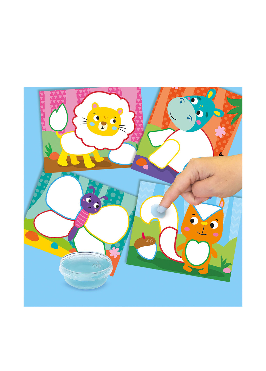 Набір для творчості серії Montessori Сортуй кольори та матеріали Ses Creative (359369507)