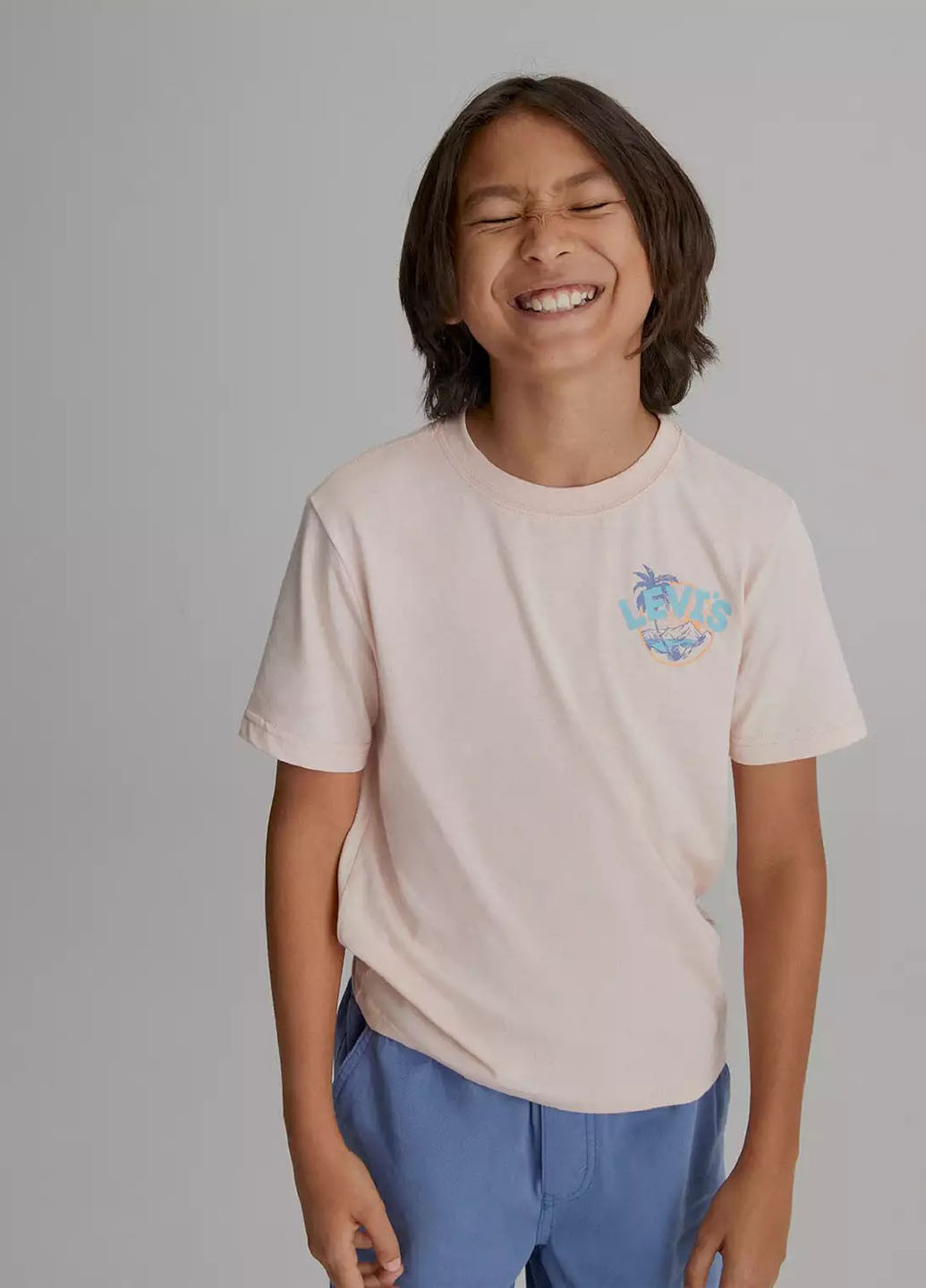 Світло-оранжева літня футболка Levi's