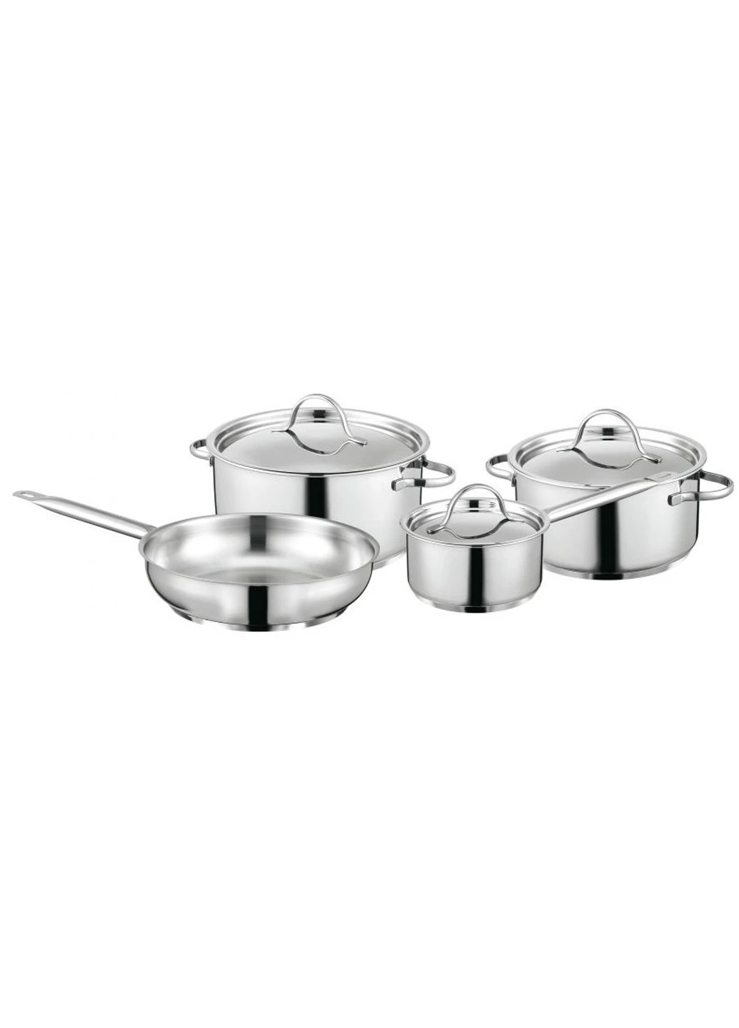 Набір каструль Comfort 7 предметів металеві кришки BergHoff (255274224)
