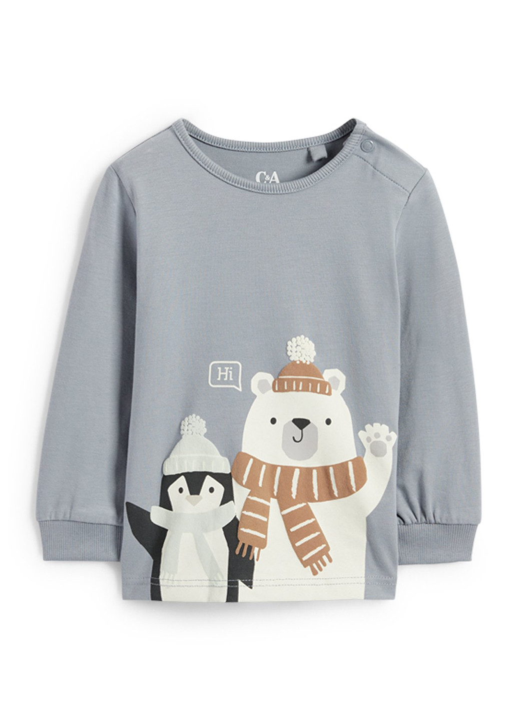 Комбинированная всесезон пижама (лонгслив, брюки) лонгслив + брюки C&A