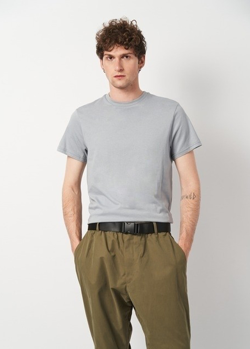 Серая футболка H&M