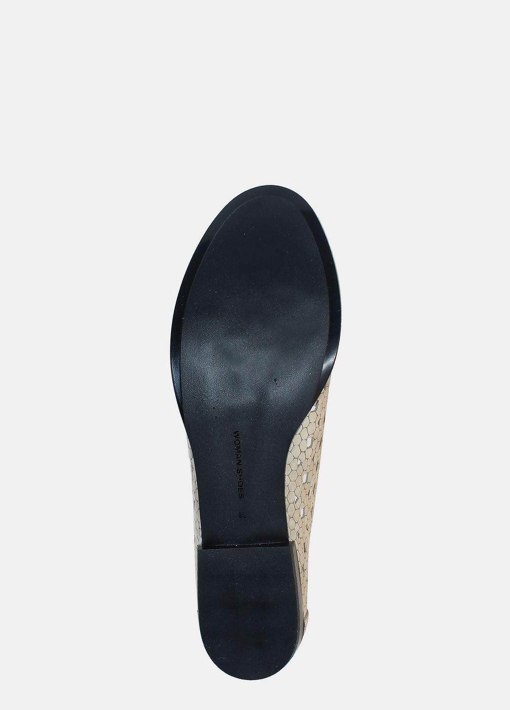 Женские балетки rv180 бежевый Violetti | бежевые змеиные натуральная кожа (317427953)