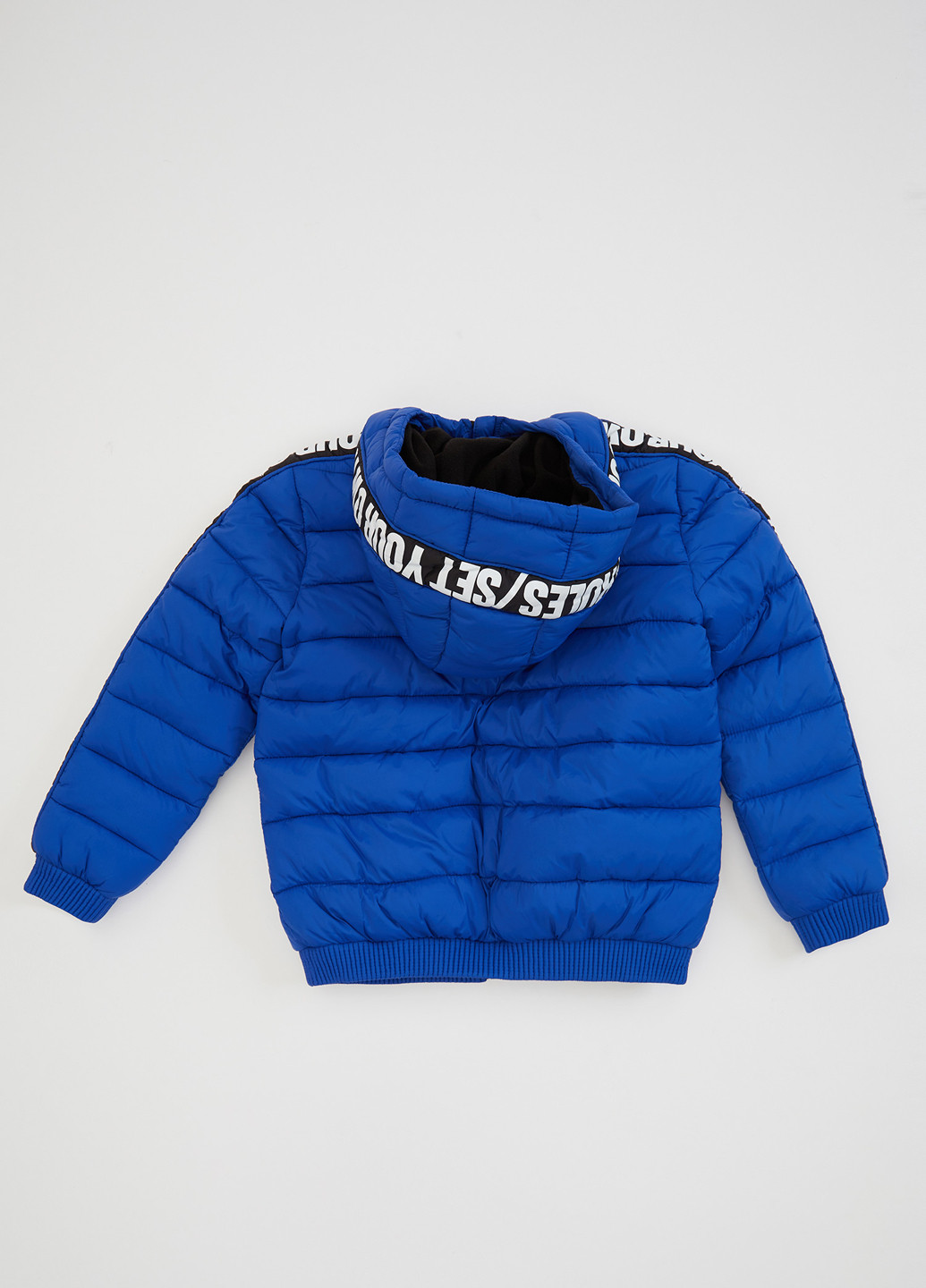 Синяя демисезонная куртка DeFacto