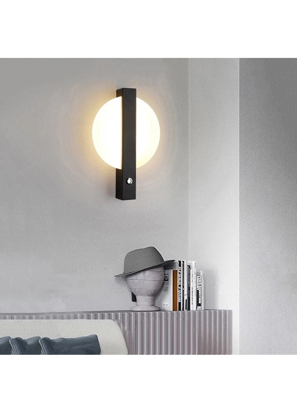 Бра настенное LED B320-bk-k Черный 30х20х5 см. Sunnysky (253626085)