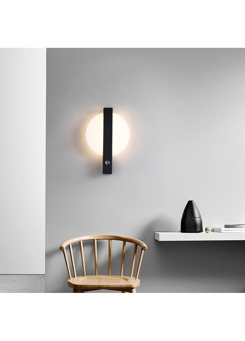 Бра настенное LED B320-bk-k Черный 30х20х5 см. Sunnysky (253626085)