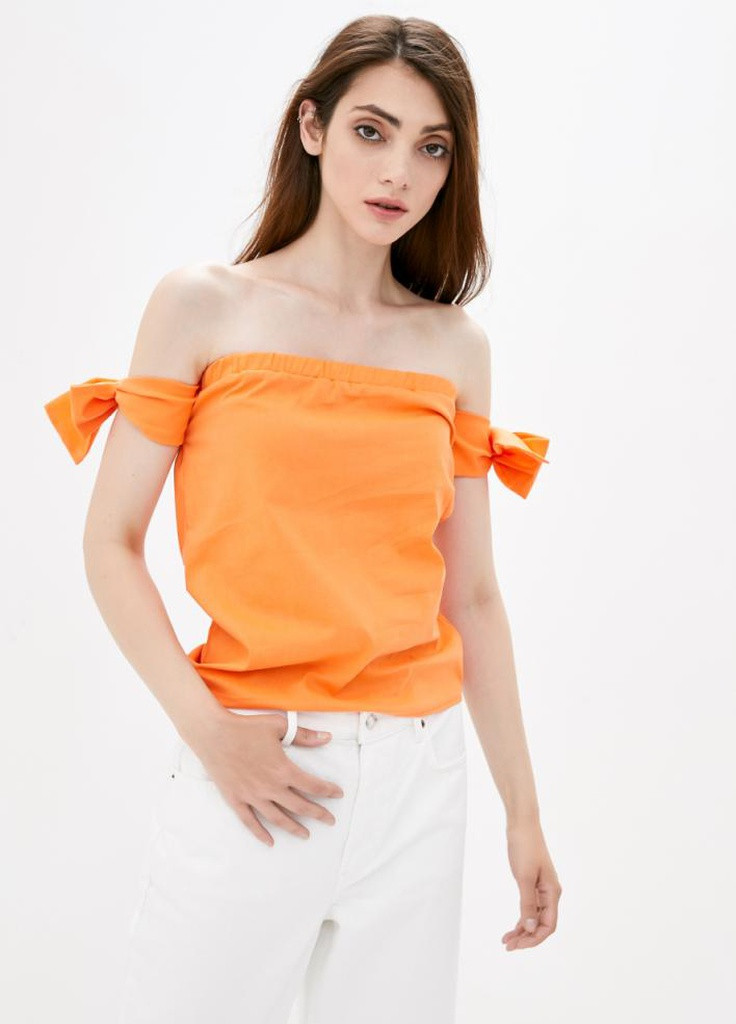 Оранжевая женская блузка santana Podium