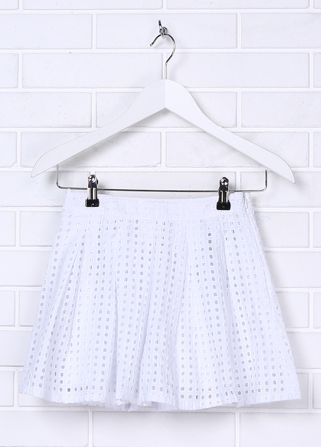 Белая кэжуал однотонная юбка To Be Too мини