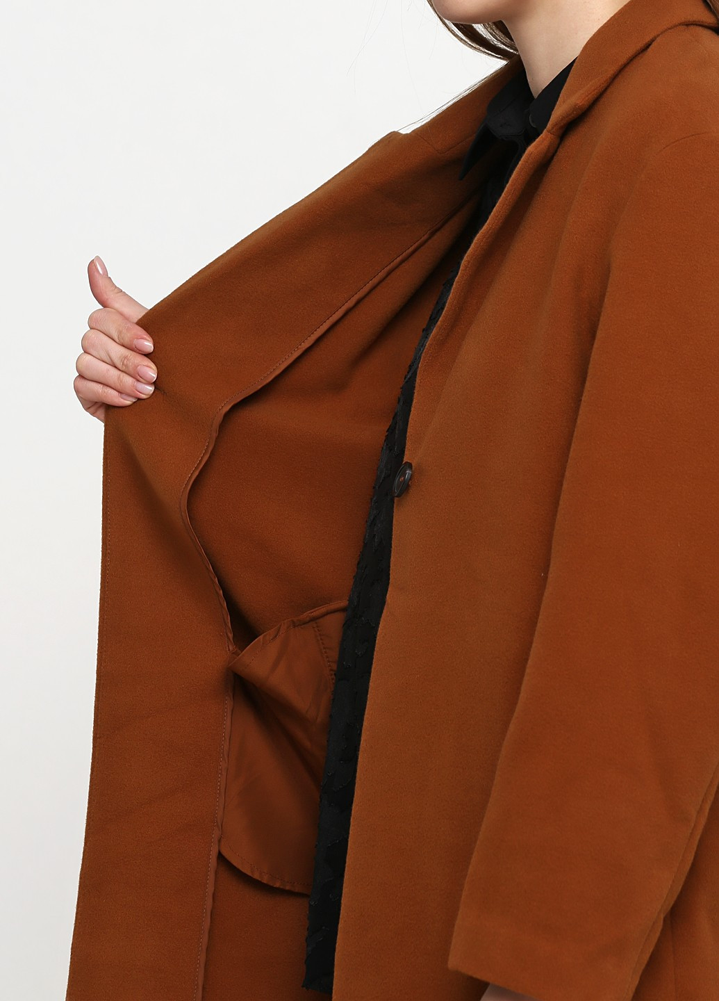 Темно-коричневе демісезонне Пальто однобортне H&M