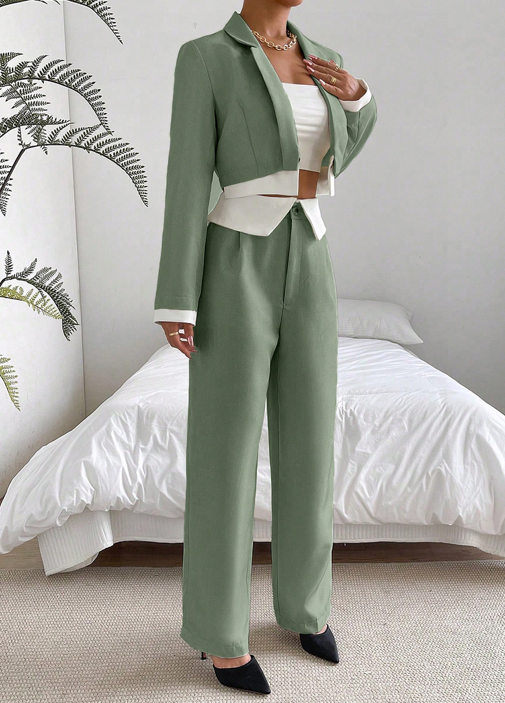 Костюм (жакет, брюки) SHEIN (341893821)
