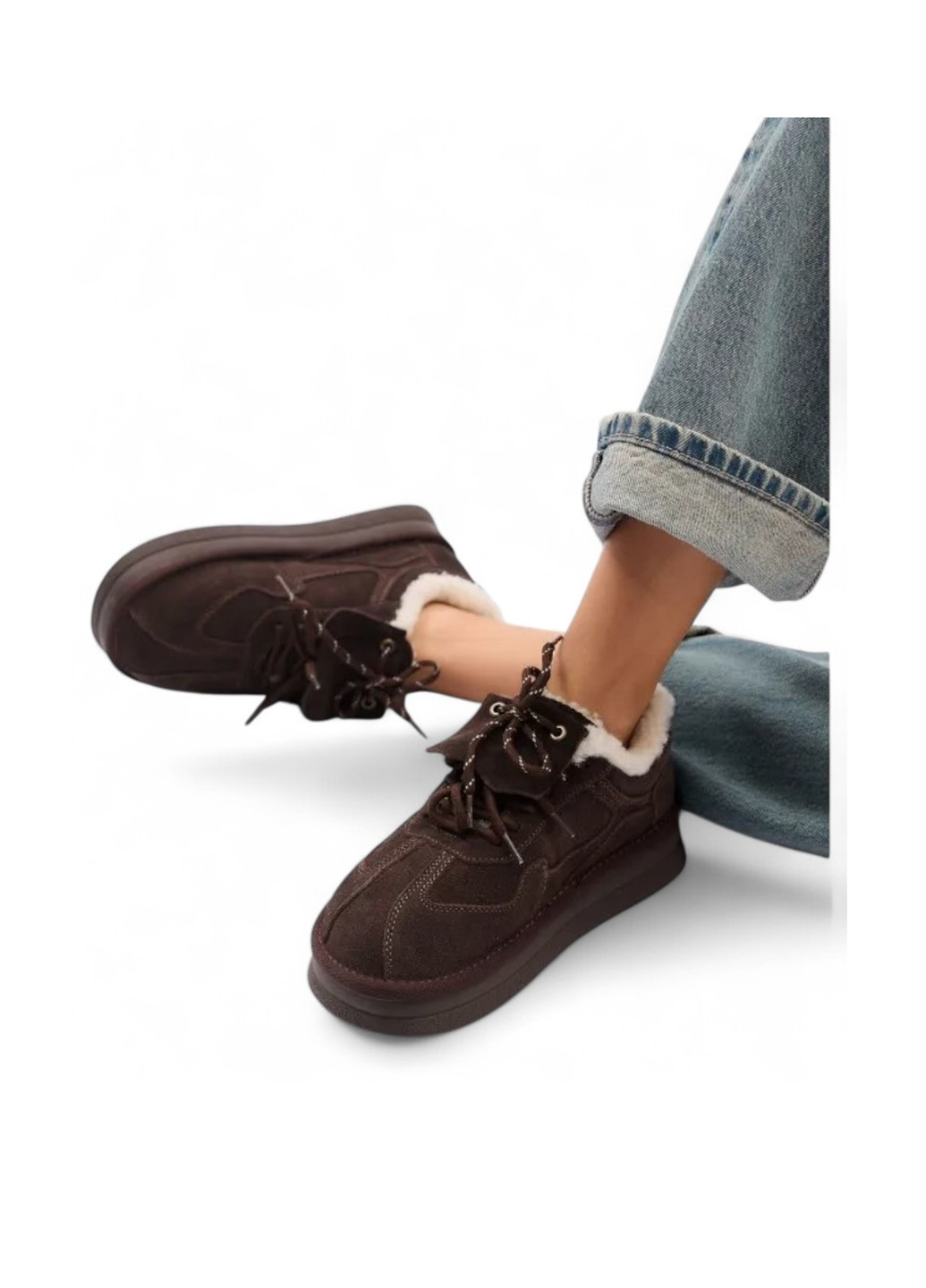 Кросівки ALLSY коричневі зими (365733693)
