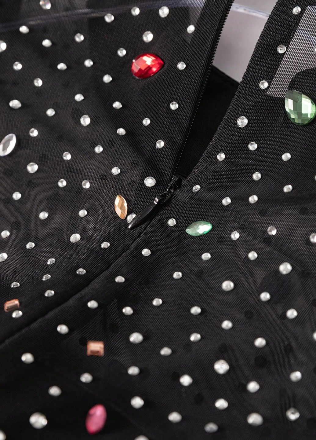 Черное вечернее платье годе, платье-кейп SHEIN однотонное