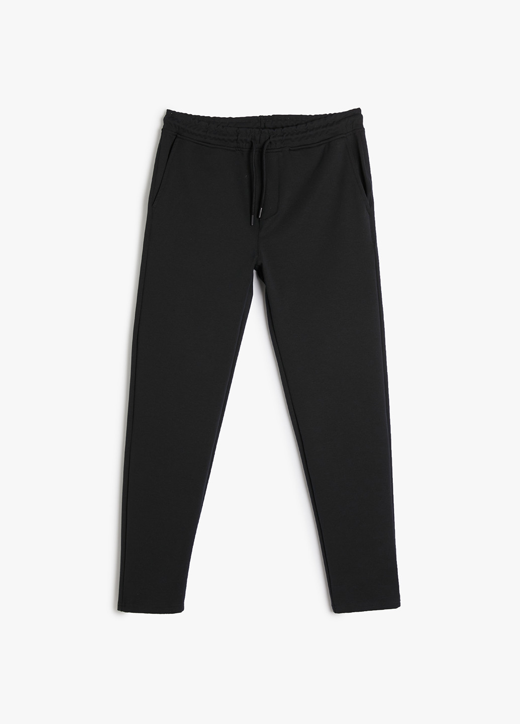 Черные кэжуал, спортивные демисезонные зауженные брюки KOTON