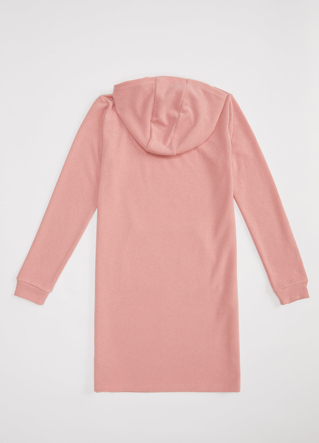Розовое кэжуал платье платье-худи DeFacto