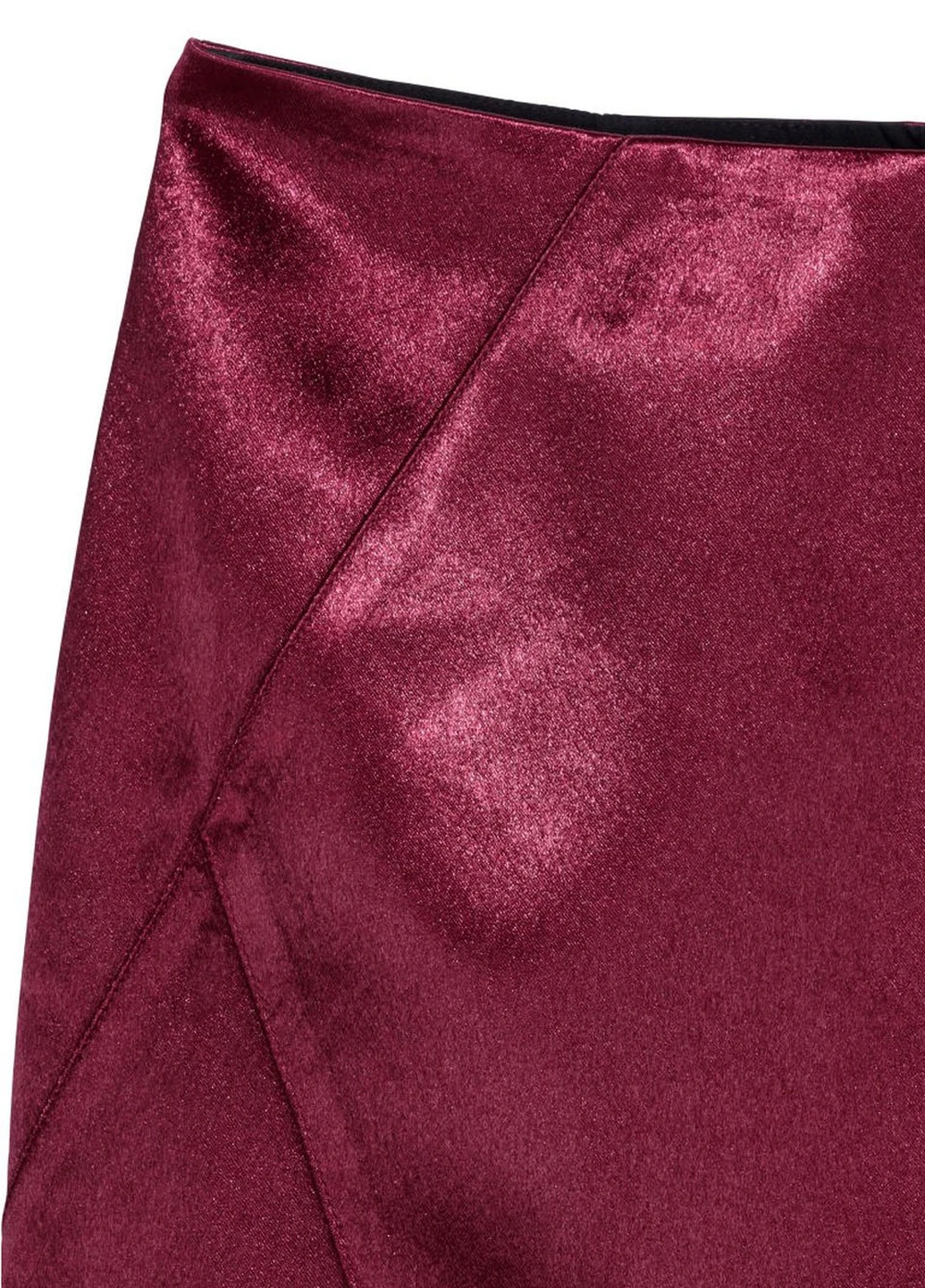 Фуксиновая однотонная юбка H&M