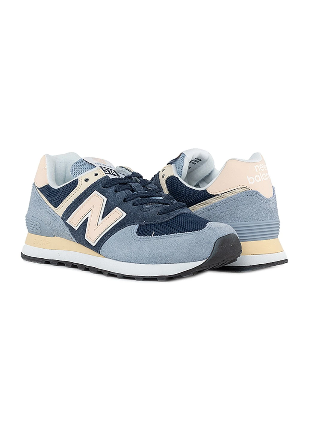 Кроссовки 574 New Balance голубые демисезоны (256006635)