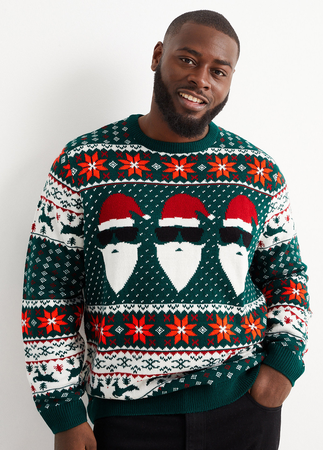 Темно-зелений демісезонний джемпер джемпер C&A