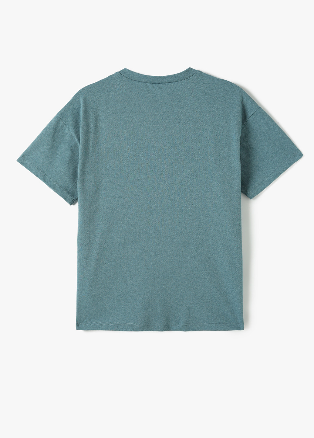 Серо-голубая летняя футболка KOTON
