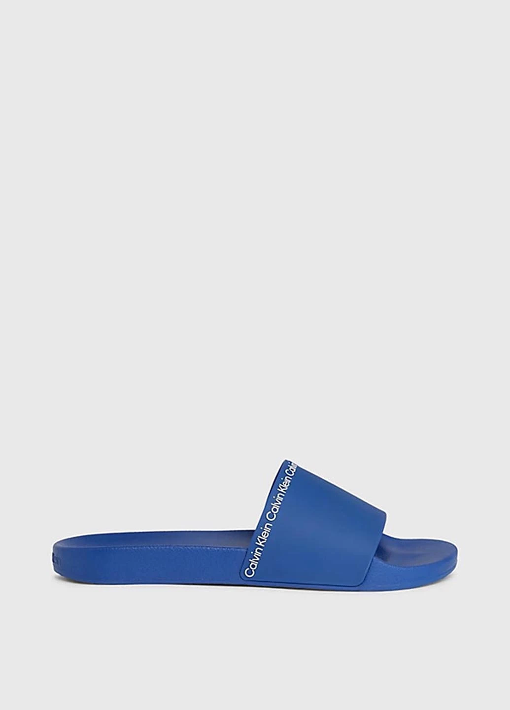 Синие кэжуал, пляжные шлепанцы Calvin Klein