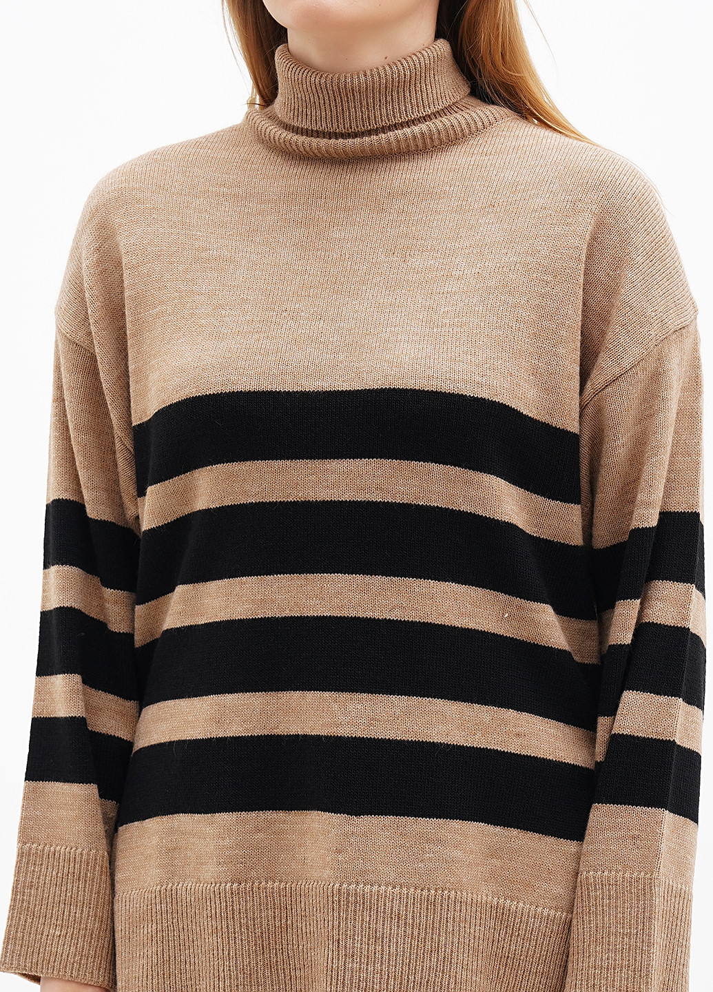 Темно-бежевый демисезонный свитер Kontatto