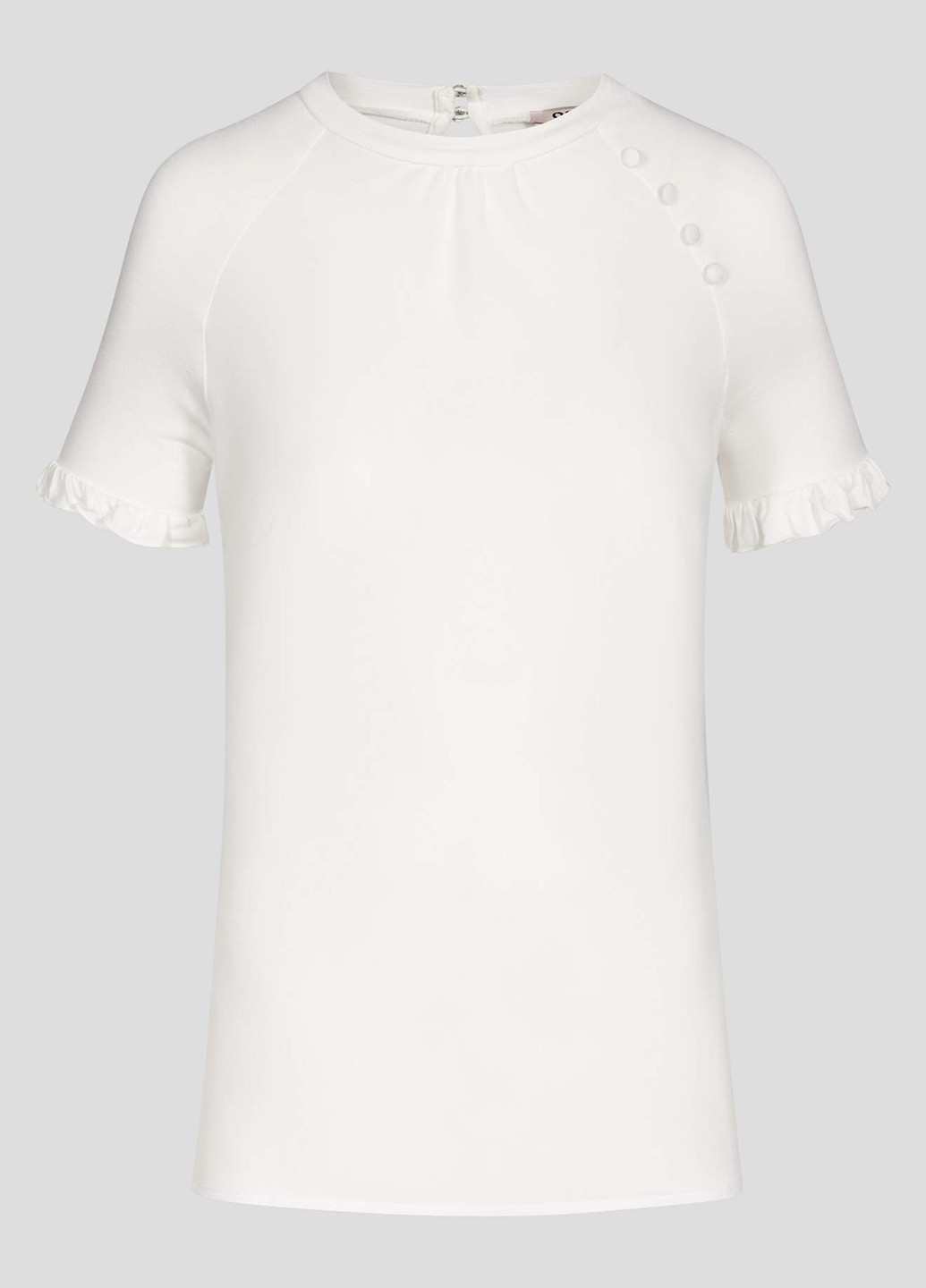 Біла літня блуза з коротким рукавом Orsay