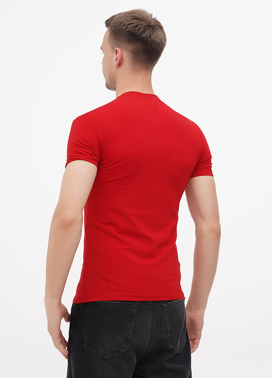 Красная футболка Moschino