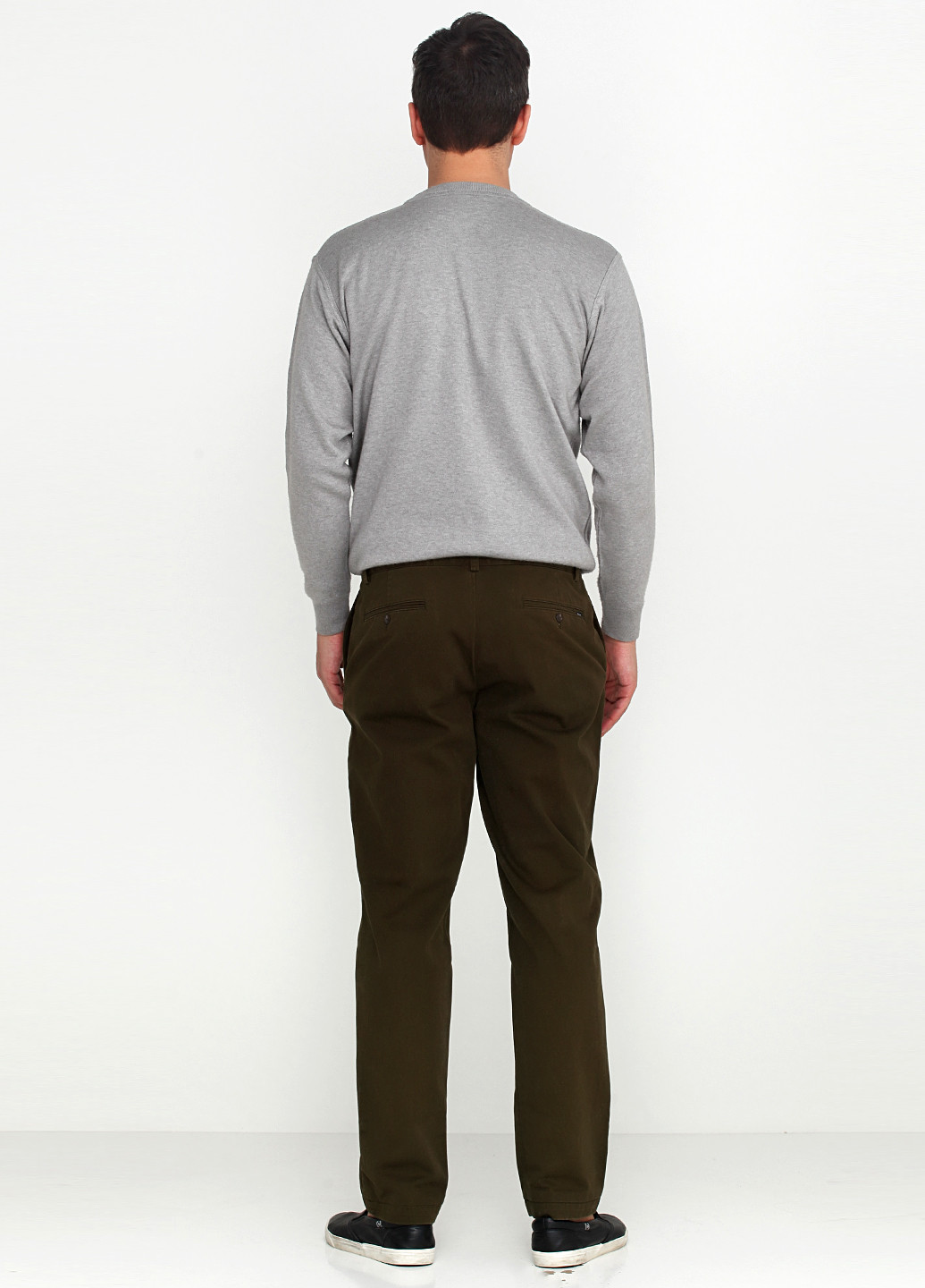 Хаки кэжуал демисезонные прямые брюки Ralph Lauren